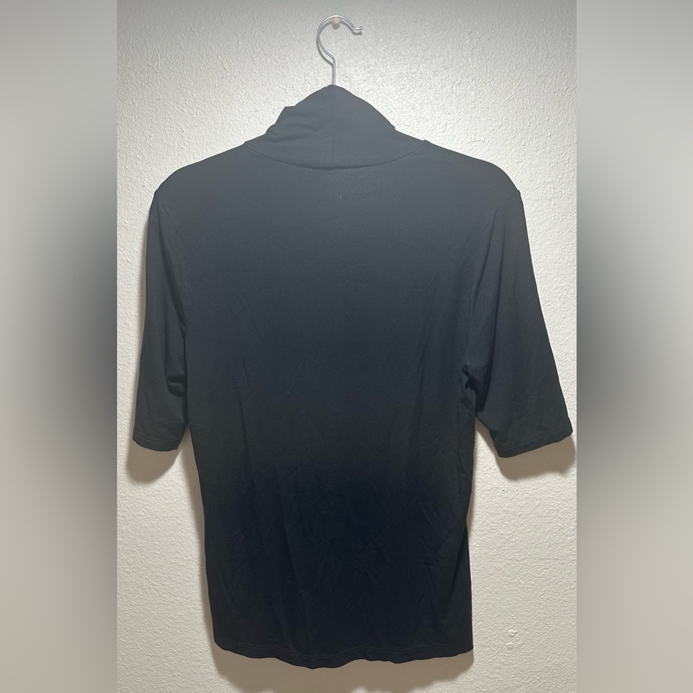Lauren by Ralph Lauren black turtleneck top, women’s size XL. - Picture 2 of 4